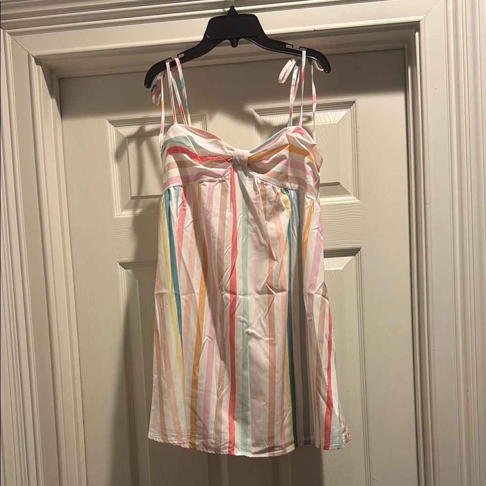 SHEIN Multicolor Striped Maxi Dress